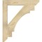 Ekena Millwork Merced Slat Rough Sawn Bracket, Douglas Fir, 4"W x 30"D x 34"H BKT04X30X34MRC06RDF - alternate 3
